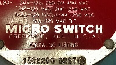 Honeywell 120X200-0537 Explosion Proof Rotary Switch