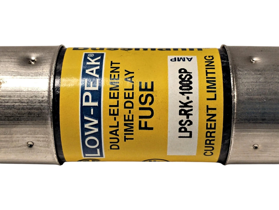 Bussmann LPS-RK-100SP 600VAC/300VDC 100 A Current-Limiting Time-Delay Fuse