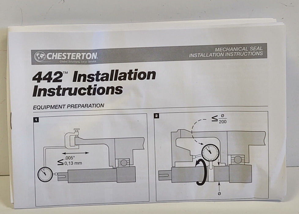 Chesterton Rebuild Kit for 442HP Seal Size -30 Shaft Size 3.750 in Rebuilt Seal