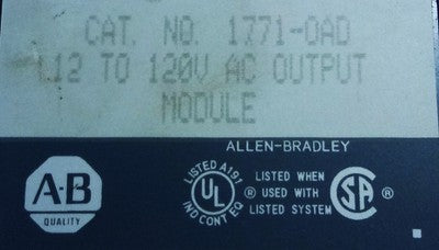 Allen-Bradley 1771-OAD 12-120 V AC PLC Output Module
