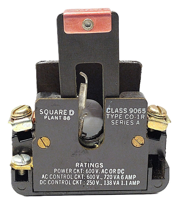 Square D 9065-CO-1R 600 V AC 25 A 1-Pole Melting Alloy Overload Protection Relay