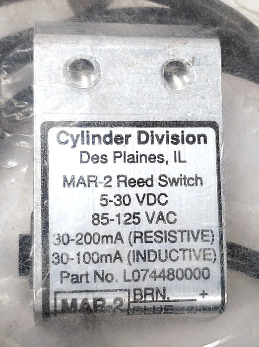 Parker MAR-2 L074480000 5-30VDC/85-125VAC Cylinder Position Magnetic Reed Sensor