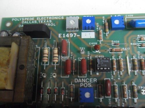 1 POLYSPEDE E1497-01 DANCER CONTROL PC BOARD