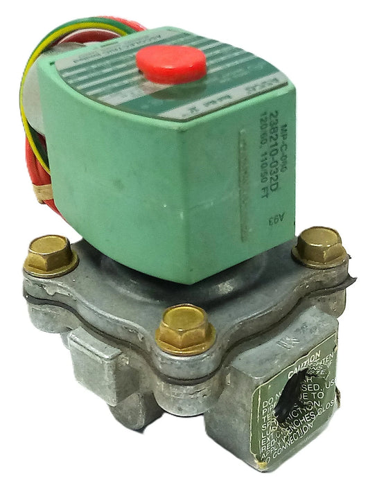 ASCOLECTRIC 8215G2 5-125 psi 1/2 in Solenoid Valve w/ 120 V AC Coil