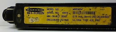 Banner Engineering MSE3624 Mini-Screen Safety Light Curtain Emitter