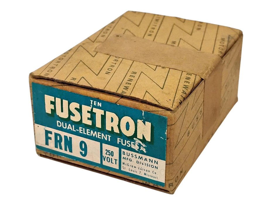 Bussmann FRN-9 250 VAC 9 A Non-Current-Limiting Time-Delay Fuses