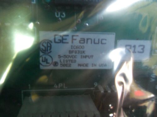 GE Fanuc IC600YB831K Source Input Module