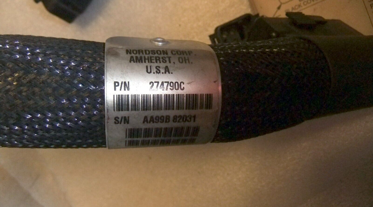 Nordson 274790C Hot Melt Glue Hose 47W 1500Psi 2' Length