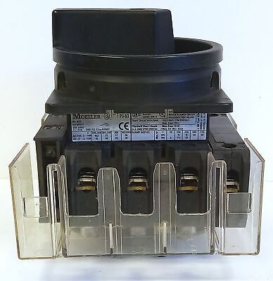 Moeller P3-63 600 V AC Manual Motor Controller w/ HI11-P1/P3/E Auxilliary Switch