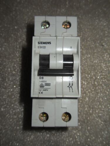 Siemens 5SX22D8 480VAC Circuit Breaker