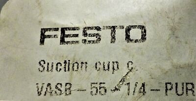 6 Festo Electric VASB-55-1/4-PUR Material Handling Vacuum Cup