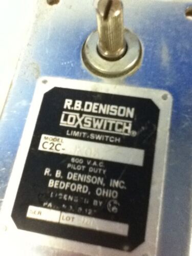 R.B. DENISON C2C-JK05 LIMIT SWITCH- NO BOX