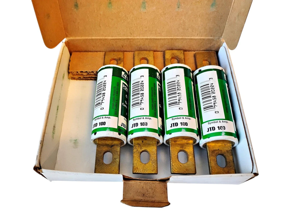 Littelfuse JTD100 600 V 100 A Class J Time-Delay Fuse - Box of 4