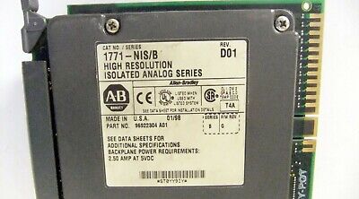 Allen-Bradley High Resolution Isolated Analog Input 1771-NIS/B