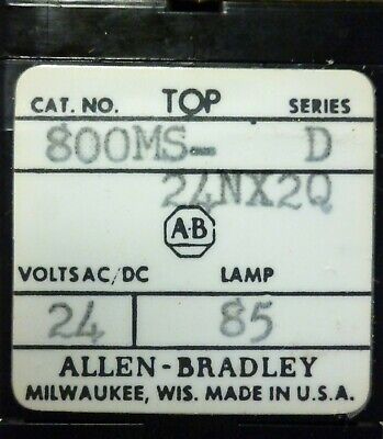 Allen-Bradley 800MS24NX2Q Selector Switch
