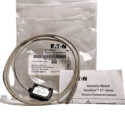 Eaton E71-PRN-CA 10-30 V DC Photoelectric Sensor