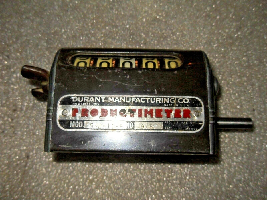 DURANT 5-H-11-R PRODUCTIMETER COUNTER