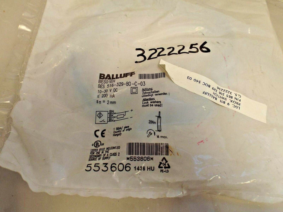 Balluff BES 516-329-B0-C-03 PROXIMTY SWITCH