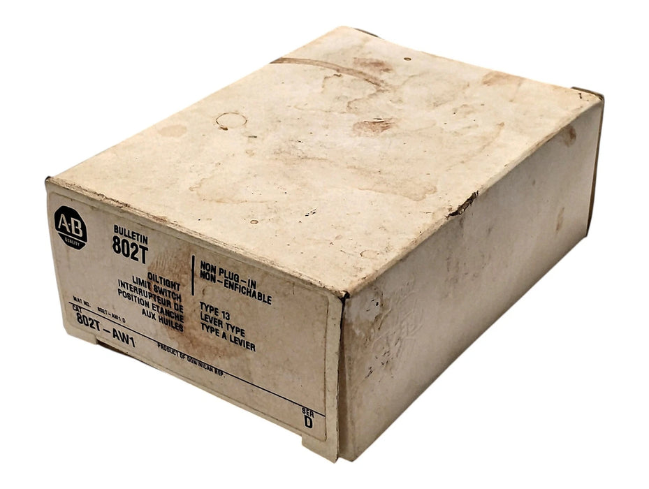 Allen-Bradley 802T-AW1 Series D 600 V AC 10 A Rotary Gear Limit Switch w/ Lever