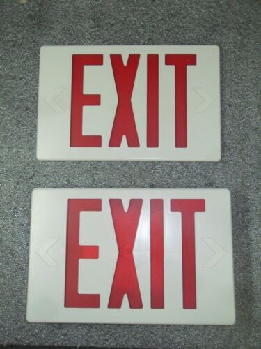 1 UNIVERSAL SINGLE/DOUBLE FACE LED EXIT LIGHTING FIXTURE