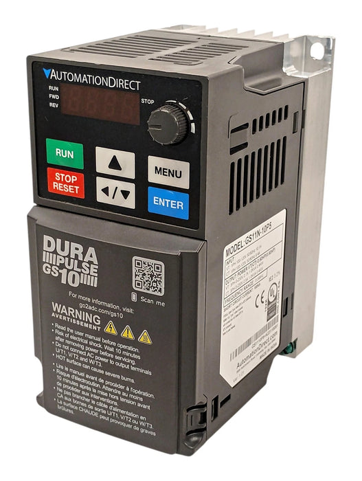AutomationDirect GS11N-10P5 DURAPulse GS10 Series 0.5 HP AC Micro Drive