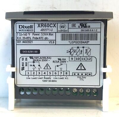Dixell Emerson XR60CX-4N1F1-U XR60CX-4N1F1-UR Universal Temperature Controller