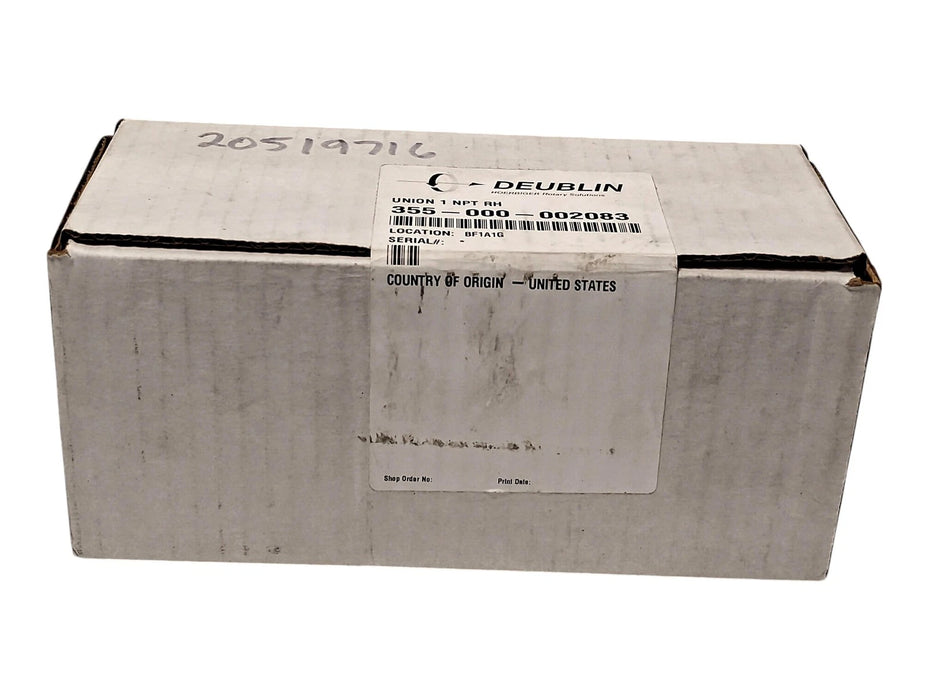 Deublin 355-000-002083 Duoflow 1 in NPT Rotary Union