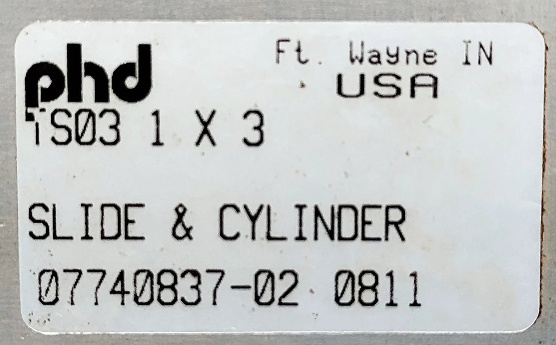 PHD TS031X3 Pneumatic Linear Slide