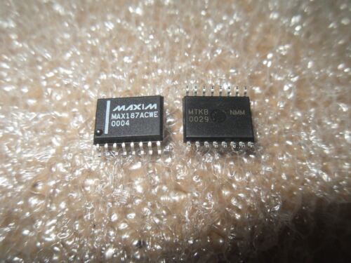 10 Maxim MAX187ACWE Analog to Digital Converters