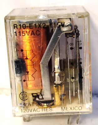Potter & Brumfield R10-E1X2-115V 115 V AC 5 A DPDT Relay
