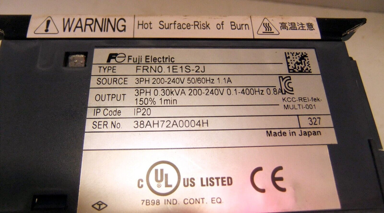 Fuji Electric Frenic Inverter Drive FRN0.1E1S.2J