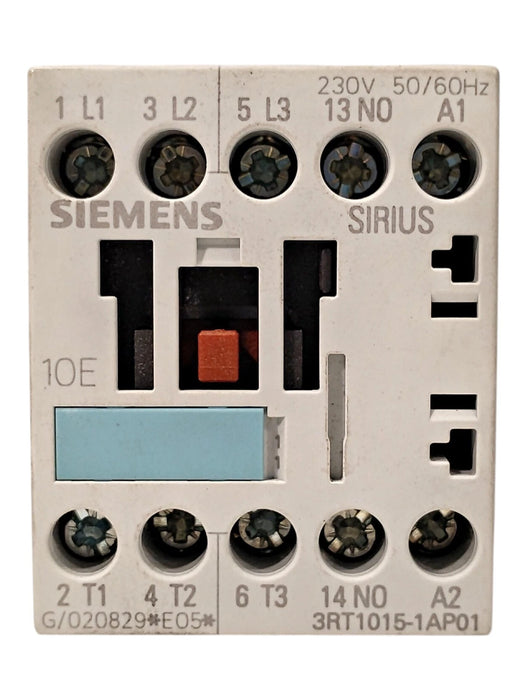 Siemens 3RT1015-1AP01 SIRIUS 7 A Contactor w/ 230 V AC Coil