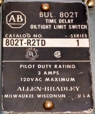 Allen-Bradley 802T-R2TD Limit Switch