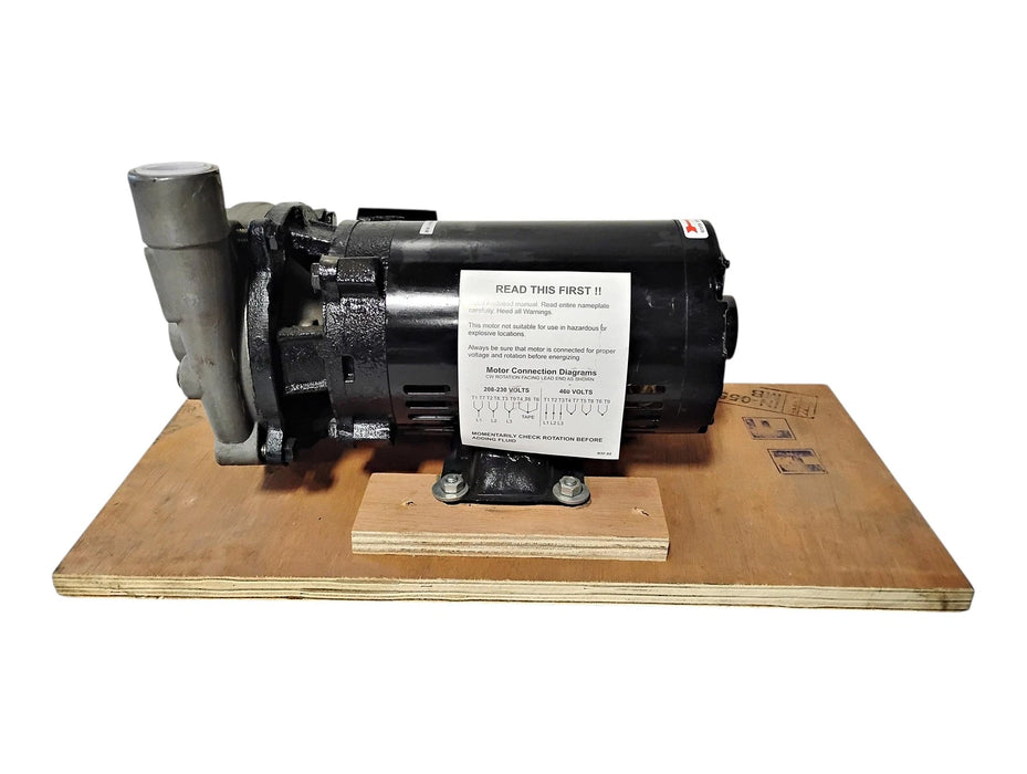 Dayton 2ZXK5 208-230/460 V 1/2 HP 3 PH 3450 RPM Stainless Steel Centrifugal Pump