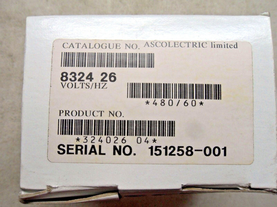 ASCO 8324 26 Solenoid Valve 480V 60HZ