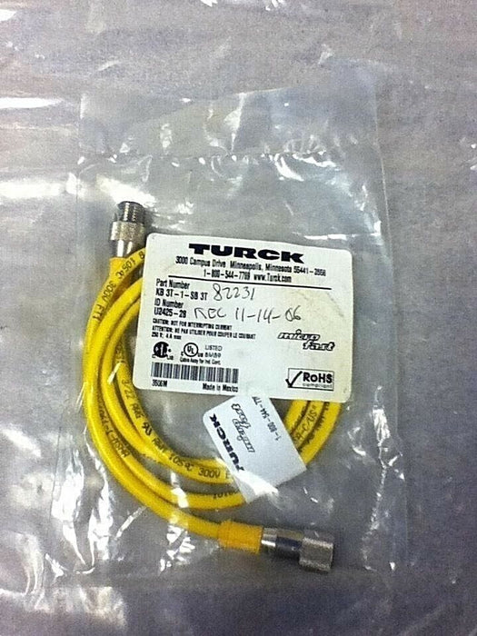 Turck KB3T-1-SB3T Cordset