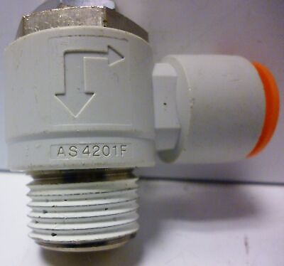 SMC AS4201F-04-13 90 Elbow Flow Control Valve