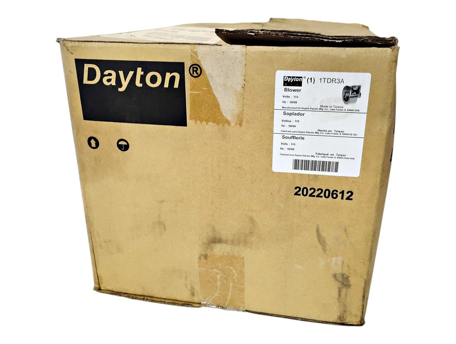 Dayton 1TDR3A 115 V AC 1/20 HP 1390/1640 RPM 273 CFM OEM Blower