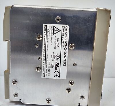 Omron S8VS-24024 /ED2 100-240VAC 3.8A Panel Mount PLC Power Supply
