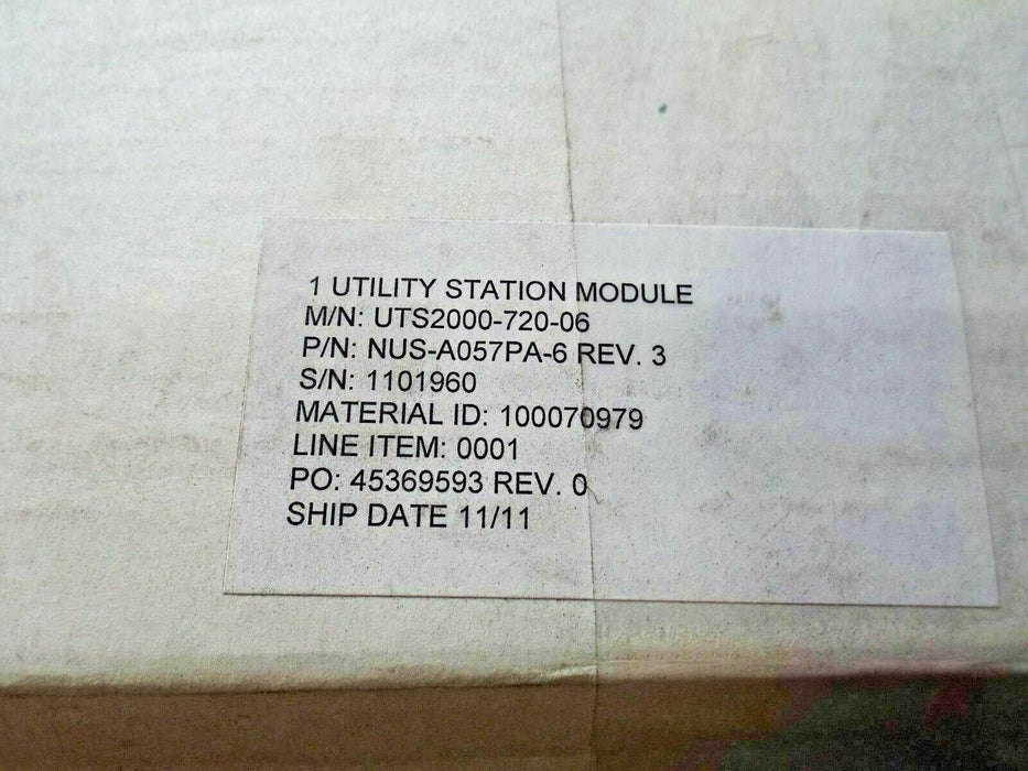NUS INSTRUMENTS UTILITY STATION METER NUS-A057PA-6