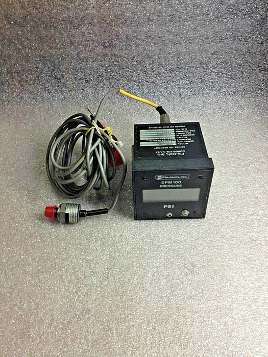 Flo-Tech 27857-AQ Model DPM-100 Meter and Barksdale 302H3-15CG-Q4 Sensor
