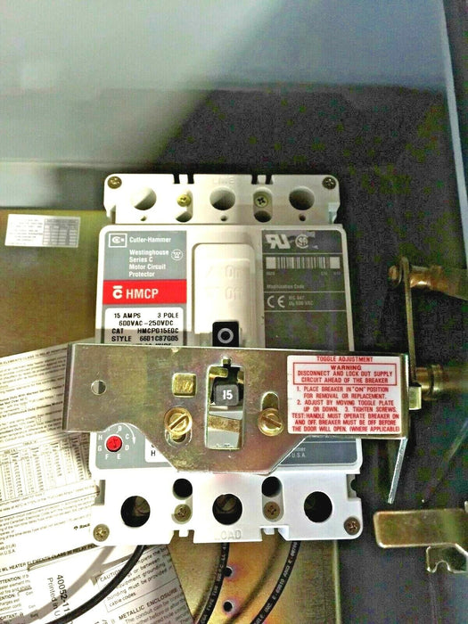 Allen-Bradley Type 507 Enclosure W Starter 507-AJB-6P-39