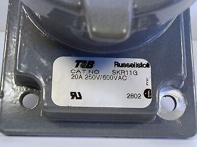 Thomas & Betts SKR11G Russellstoll 250/600 V 20 A Receptacle