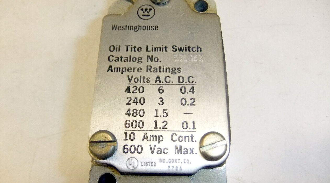 Westinghouse Limit Switch RRLAB2