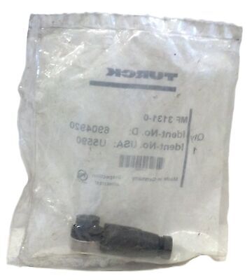 Turck MF3131-0 Microfast 1/2" Straight Female Connector Field Wireable U5590