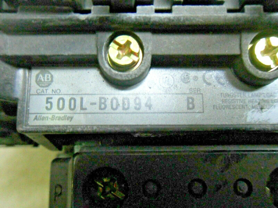 Allen-Bradley 500LBOD94 Contactor 30AMP Nema AC Non-Motor Loads