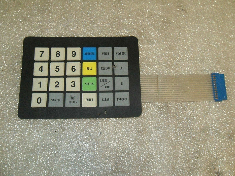 Mettler Toledo C2-65-330 Rev B Soft Keypad Assembly for Scale