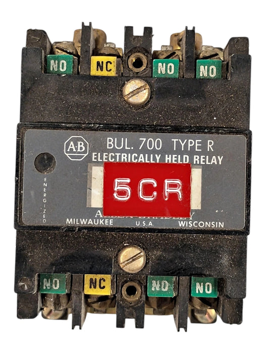 Allen-Bradley 700-R310A1 301-600 V AC Electrically Held Relay w/ 120 V AC Coil