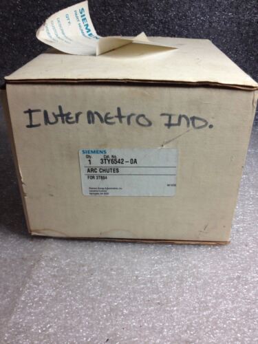 Siemens 3TY6542-OA Arc Chute for 3TB54 Contactor