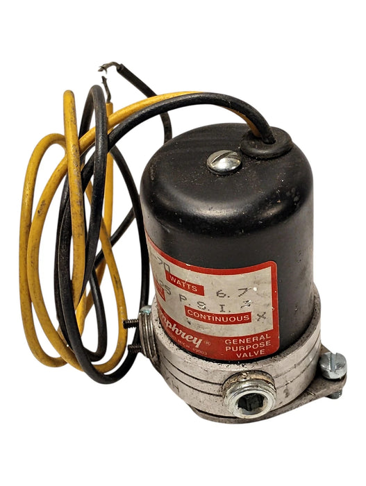 Humphrey T125-4E1-70 24 V DC 6.7 W 0-125 psi Solenoid Valve